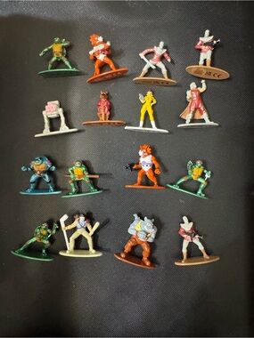 Jada Nano Metalfigs TMNT 16 Pack - Collectible Die-Cast Figures ...